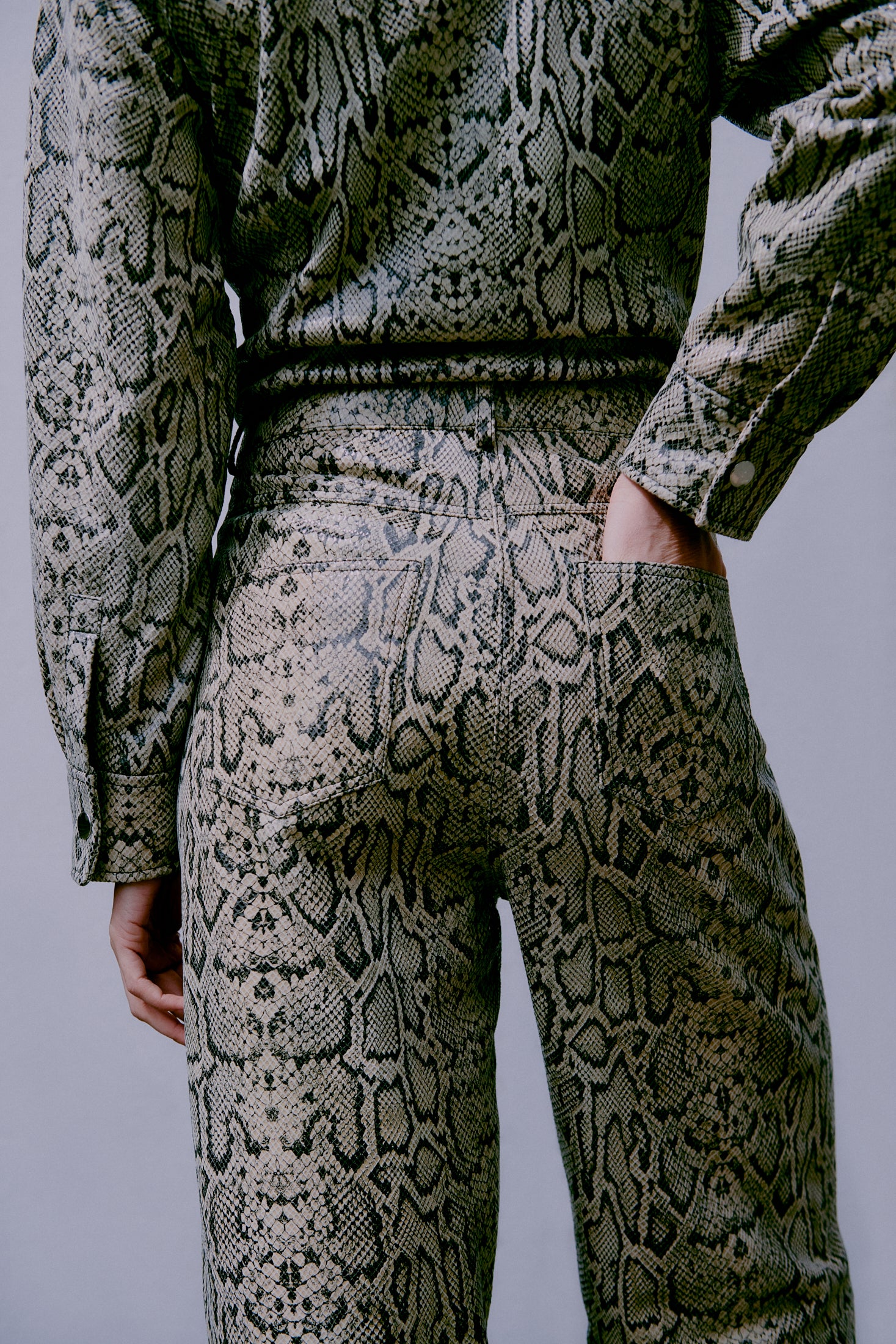 Devon læderskjorte - Summer Sand